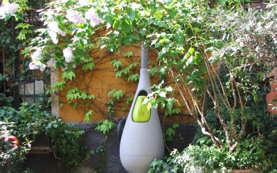 Mon coup de cœur pour ce récupérateur d’eau de pluie design