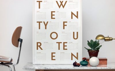 un calendrier 2014 Design