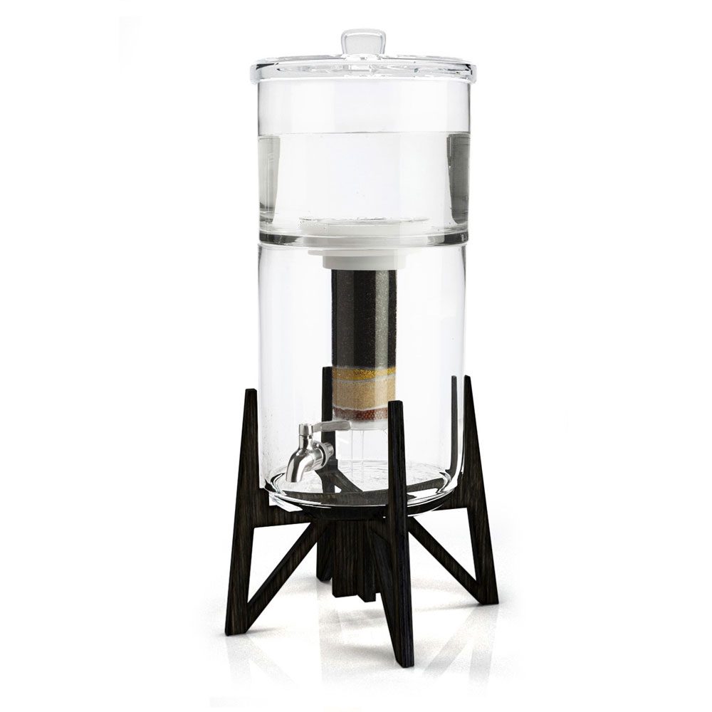 carafe filtrante en verre Tower de Aquaovo