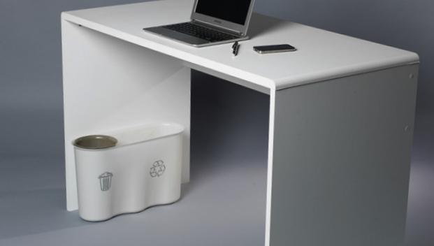 Corbeille de tri sélectif modulable pour bureau