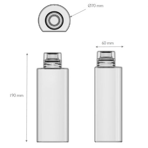 bouteille d'eau personnalisable proposée par my eco design, objet publicitaire design et écologique