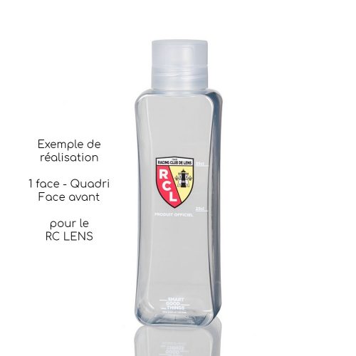 Personalized bottles for RC Lens, ecological and design advertising object