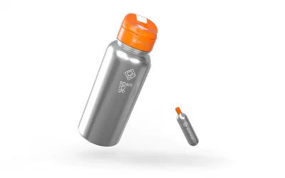 Spark to go: an innovation of the reusable water bottle!