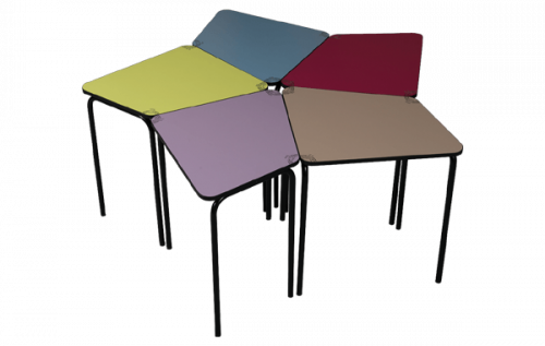 modular table with several colors