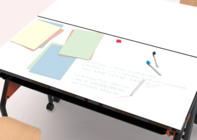group work with a modular table